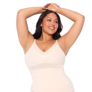 Ruby Ribbon new Athena Cami #3061 Size 46 Cream Nude